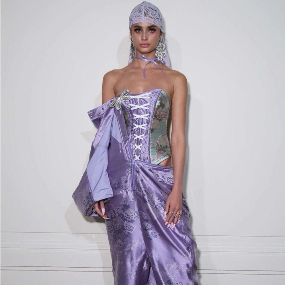 Fenty x Puma Floral Bustier in Sweet Lavender